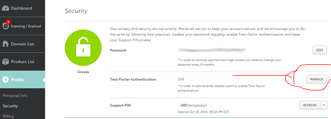 NC设置Two-Factor Authentication双重验证